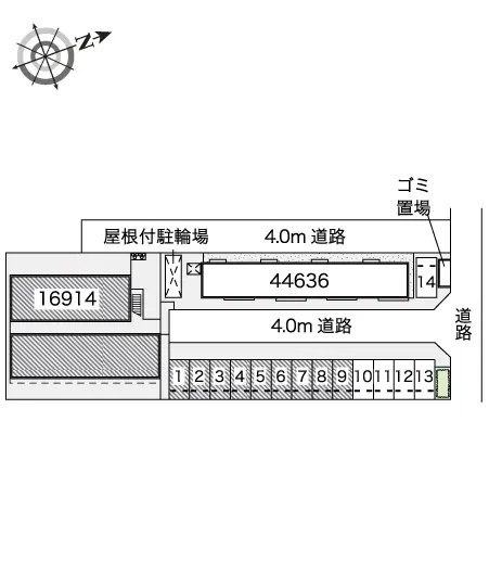 ★手数料０円★川越市石原町　月極駐車場（LP）